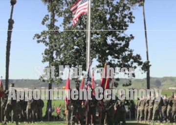 Sergeant Major Cabrera Appointment Ceremony