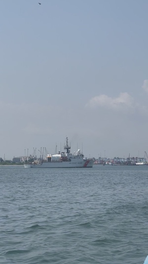 USCGC Spencer (WMEC 905) Arrives in Lagos