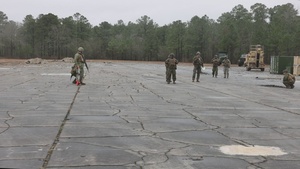 8th Engineer Support Battalion conducts airfield damage repair alongside U.S. Navy Seabees and Marine Wing Support Squadron 271 during Winter Pioneer 23