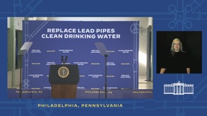 President Biden and Vice President Harris Deliver Remarks on Water Infrastructure Investment