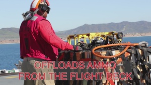 USS Tripoli Conducts Ammo Offload Short