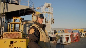 Tripoli Conducts Flight Operations with U.S. Air Force and U.S. Army