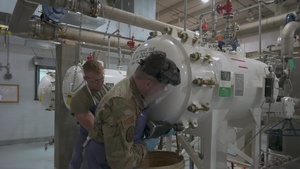 134th Air Refueling Wing members change fuel filters