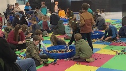 Visitors build and enjoy LEGO ships during Naval Museum's 12th Annual Brick by Brick: LEGO Shipbuilding Event