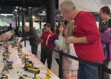 Visitors build and enjoy LEGO ships during Naval Museum's 12th Annual Brick by Brick: LEGO Shipbuilding Event