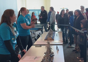 Visitors build and enjoy LEGO ships during Naval Museum's 12th Annual Brick by Brick: LEGO Shipbuilding Event