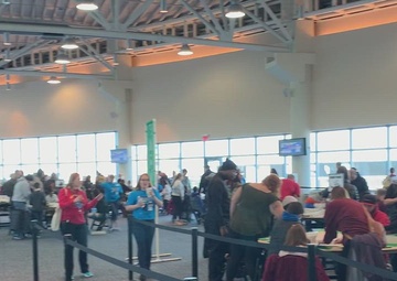 Visitors build and enjoy LEGO ships during Naval Museum's 12th Annual Brick by Brick: LEGO Shipbuilding Event