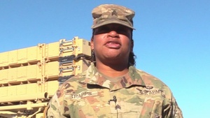 Why I Serve: Sgt. Felicia Trapps, Patriot Launching Station Enhanced Operator/Maintainer (14T), serves as an instructor with HQ/A Battery 3-6 ADA BN