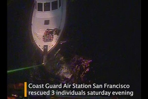 Coast Guard rescues 3 from vessel taking on water near Pillar Point