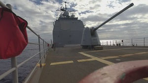 USS Shiloh (CG 67) Fires Standard Missile During Live-Fire Exercise
