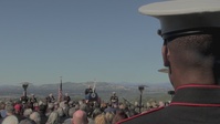 Marines honor President Reagan with wreath laying ceremony