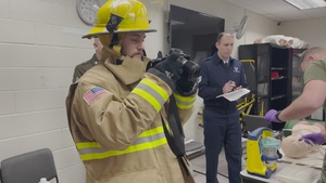 Local Reporter Embedded at DoD Fire Academy for Medical and Trauma Assessment Training