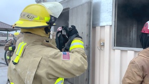 Local Reporter Embedded at DoD Fire Academy for Grade Level Fire Training