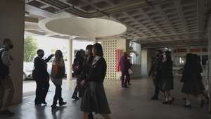 B-Roll of Kubasaki students visiting Naha Nishi High School