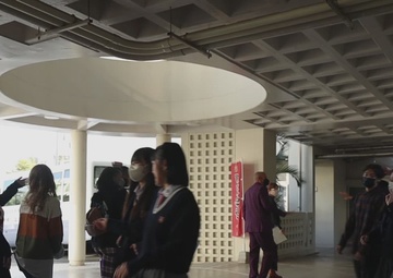 B-Roll of Kubasaki students visiting Naha Nishi High School