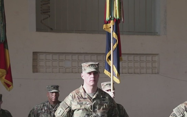 The 1 ID Relinquishes Command to the 4 ID