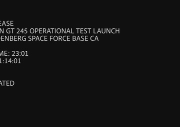 Minuteman GT-245 Launch - Non-Narrated