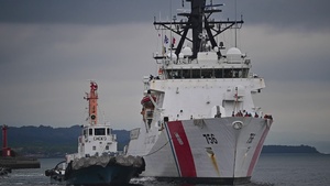 U.S. Coast Guard cutter arrives in Kagoshima, Japan