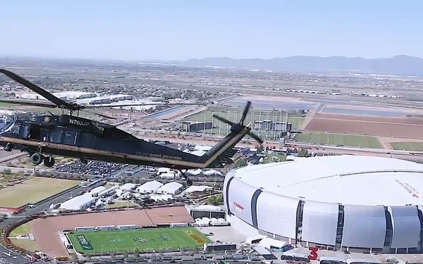 B-Roll of CBP Air and Marine Operations at Super BowlLVII