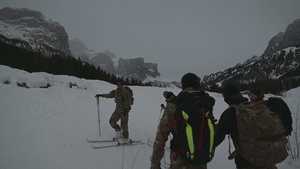 Sky Soldiers Conduct Alpine Ski Training with the Italian Army