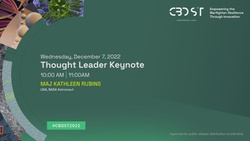 Special Guest Speaker--MAJ Kathleen Rubins, NASA Astronaut
