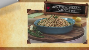 Healthy Cooking-Spaghetti with Garlic and Olive Oil
