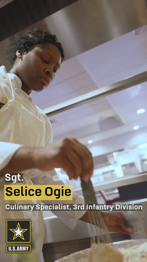 Meet Your Army: Sgt. Selice Ogie Follows Her Dream as a Chef