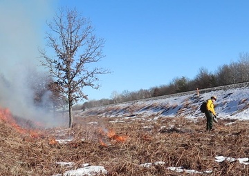 Forestry technician supports first prescribed burn at Fort McCoy for 2023, Part I