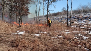 Forestry technician supports first prescribed burn at Fort McCoy for 2023, Part II