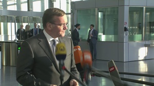 Doorstep statement by the Defence Minister of Germany at the NATO Defence Ministers meeting (Day 1)