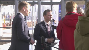 Doorstep statement by the Defence Minister of Sweden at the NATO Defence Ministers meeting (Day 1)