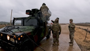 Bravo Battery, 2-174th Air Defense Artillery Brigade conducts Avenger live fire training in Latvia