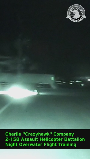 Night over water training