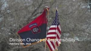 82nd Airborne Division Change of Responsibility