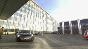 Polish Defence Minister arrives at NATO HQ for the meeting of NATO Defence Ministers (Day 2)