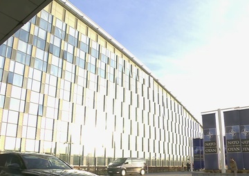 Lithuanian Defence Minister arrives at NATO HQ for the meeting of NATO Defence Ministers (Day 2)