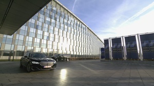 Slovenian Defence Minister arrives at NATO HQ for the meeting of NATO Defence Ministers (Day 2)