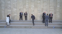 Official photo of NATO Secretary General and NATO Defence Ministers (with invitees Finland and Sweden)