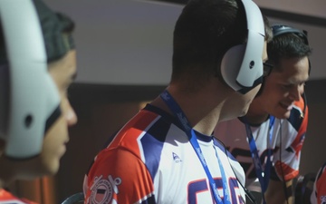 U.S. Coast Guard Esports team competes in Warrior GMR/Rugbytown Sevens Rocket League competition (B-roll)