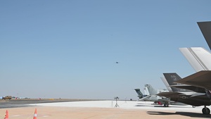 U.S. B-1B Lancer flies over Aero India 23