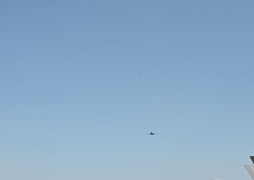 U.S. B-1B Lancer flies over Aero India 23