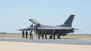 U.S. Air Force F-16 Fighting Falcon participates in Aero India 23