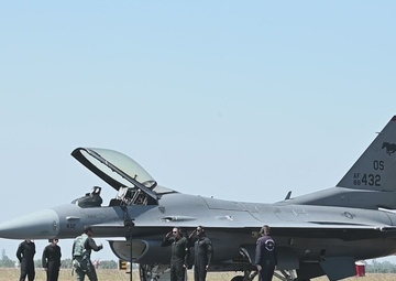 U.S. Air Force F-16 Fighting Falcon participates in Aero India 23