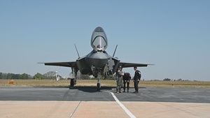 U.S. Air Force F-35A Lightning II participates in Aero India 23