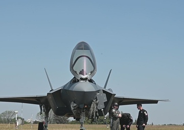 U.S. Air Force F-35A Lightning II participates in Aero India 23