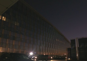 Canadian Defence Minister arrives at NATO HQ for the meeting of NATO Defence Ministers (Day 2)
