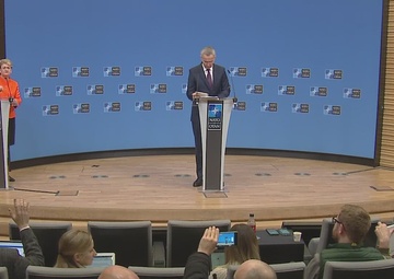 Press conference by NATO Secretary General following the meetings of NATO Defence Ministers (Q&amp;A)
