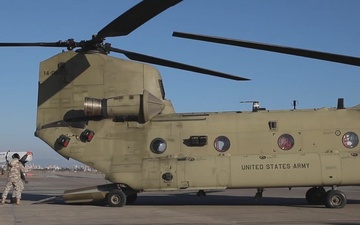 U.S. Army CH-47 Chinook Supply Drop Incirlik Air Base, Türkiye