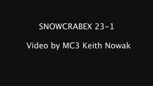 U.S. Navy Divers and and Explosive Ordnance Disposal Conduct SnowCrab-EX 23-1