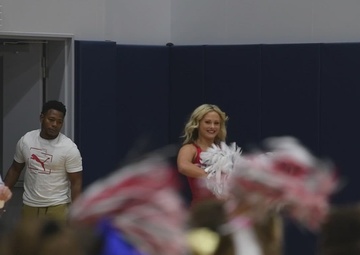 NFL Cheerleaders visit MCAS Iwakuni (Pkg/Package)